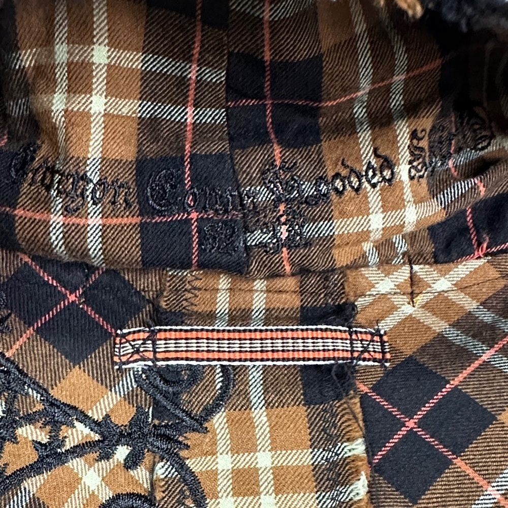 Johnny Was 3J Workshop Grammy Brand Women's Plaid Button Down Boho Shirt L - Picture 12 of 14